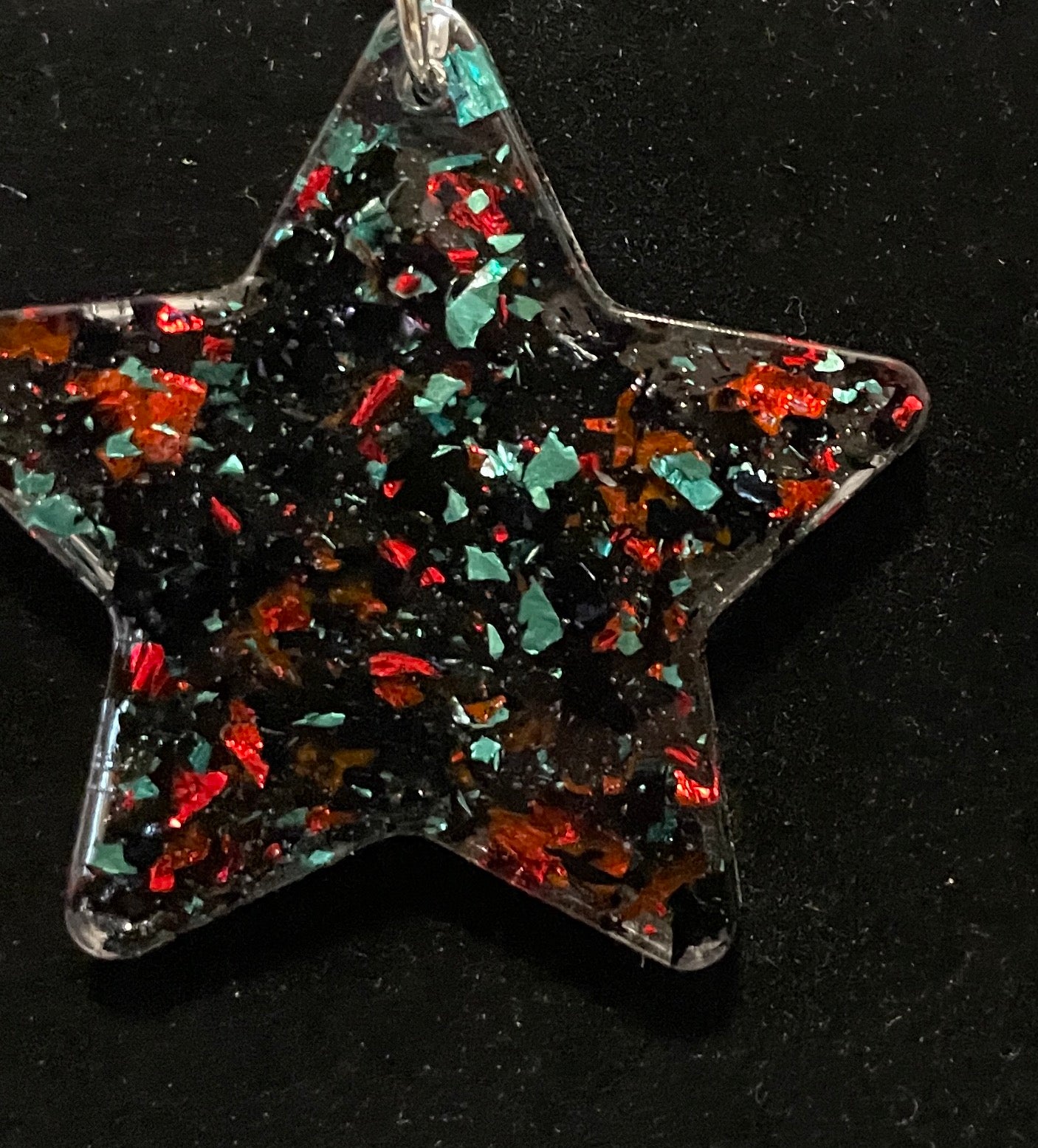 Star Necklace with Colored Foil