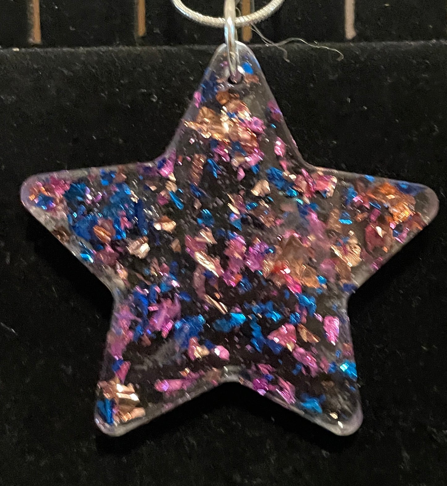 Star Necklace with Colored Foil