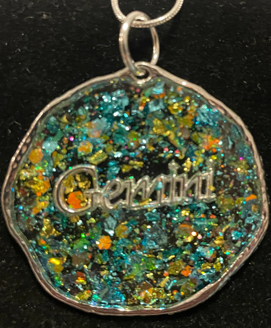 Gemini Silver Pendant