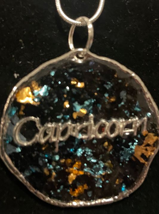 Capricorn Silver Pendant