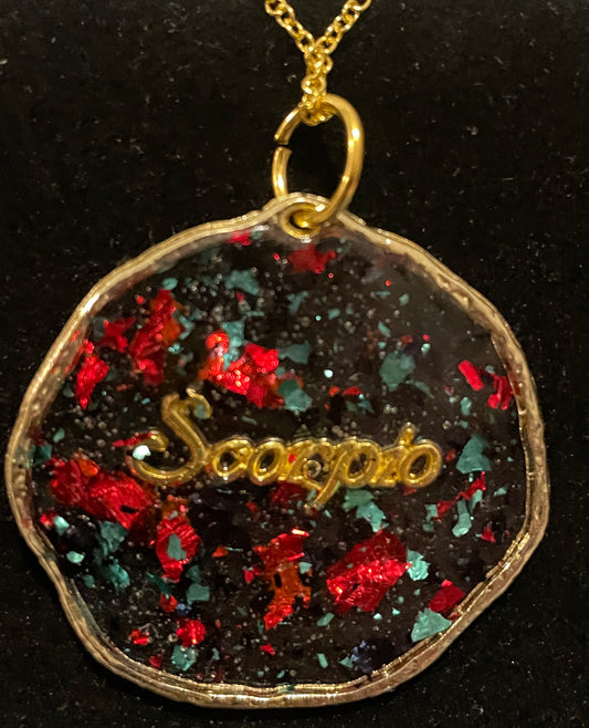 Scorpio Gold Pendant