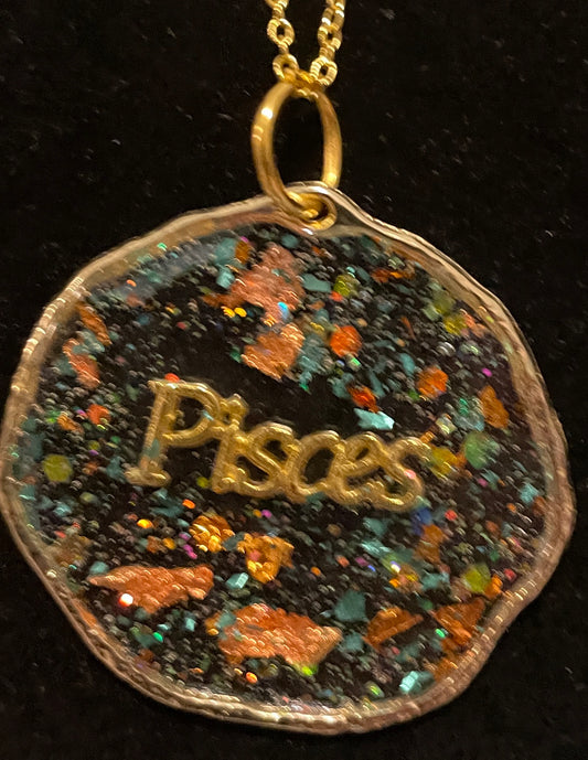 Pisces Gold Pendant