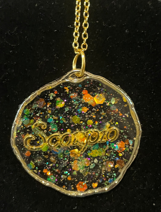 Scorpio Gold Pendant